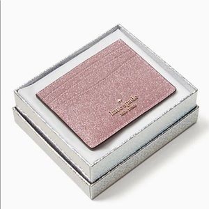 Kate spade card holder light pink